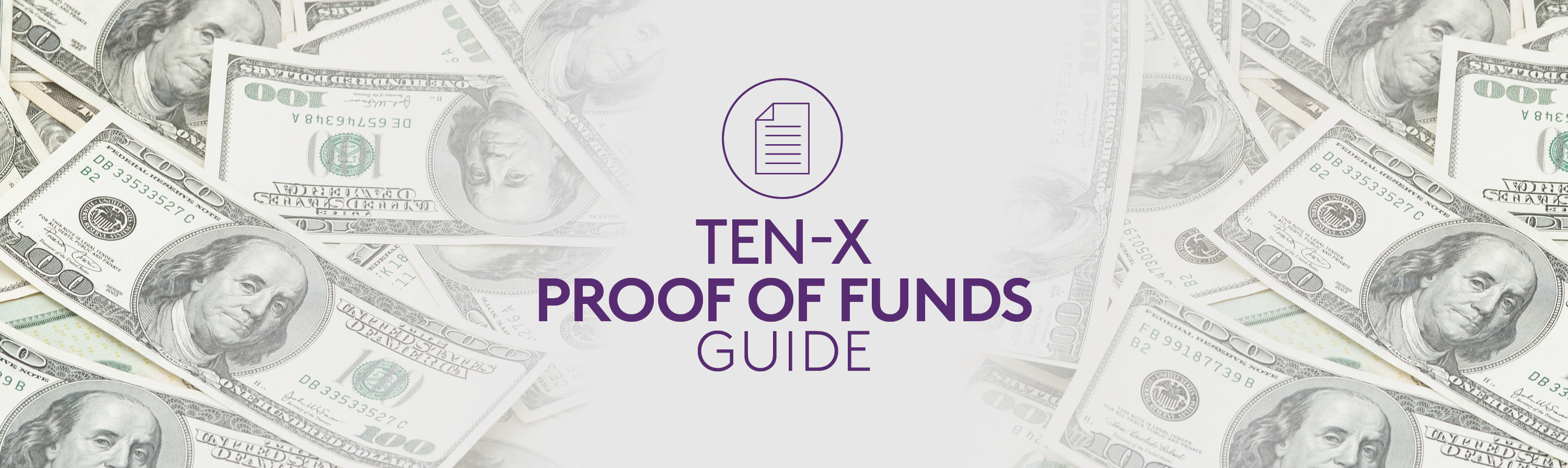Ten-X Proof of Funds Guide